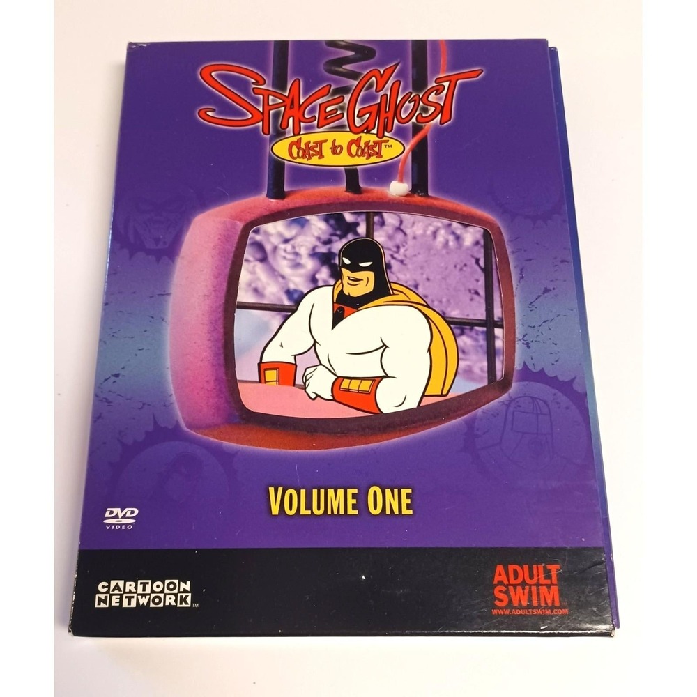 Space Ghost Coast to Coast Vol. 1 DVD 2-Disc Set Cartoon Network Adult Swim OOP